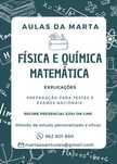 Explicações de Matemática e Físico-Química