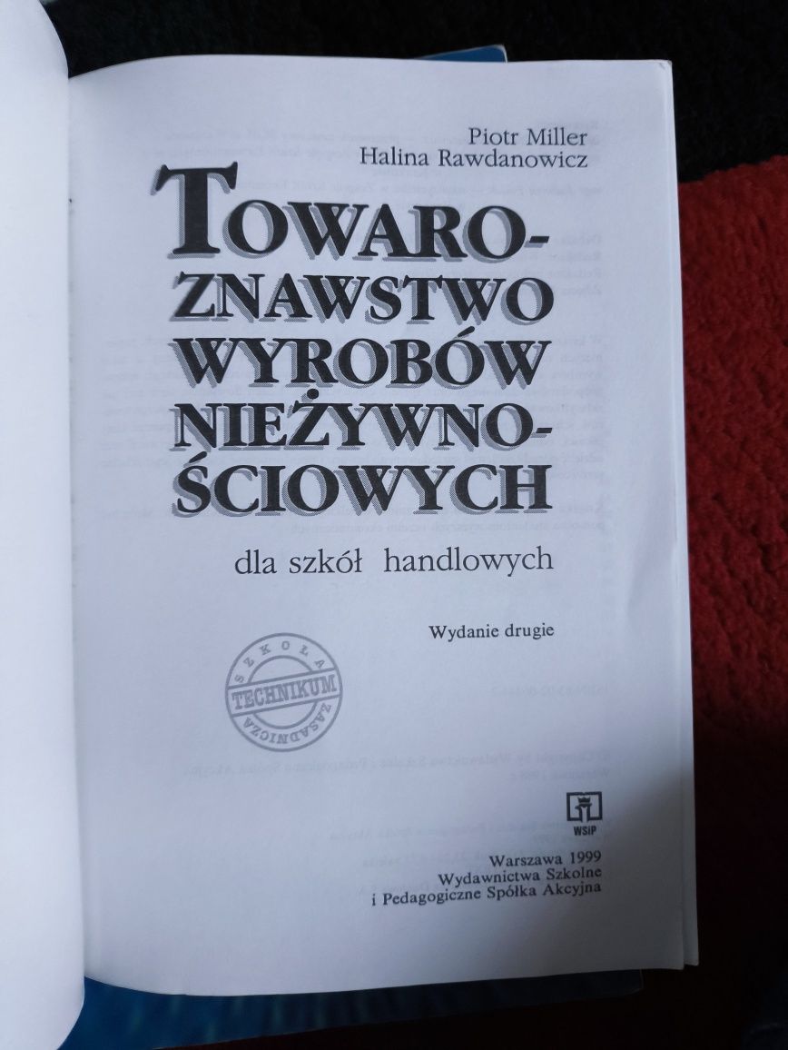Towaroznawstwo przemysłowe piotr Miller Halina rawdaniwicz