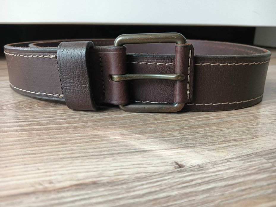Vintage GAP Pasek skórzany – Made in USA – Men’s 30 – Dark Brown