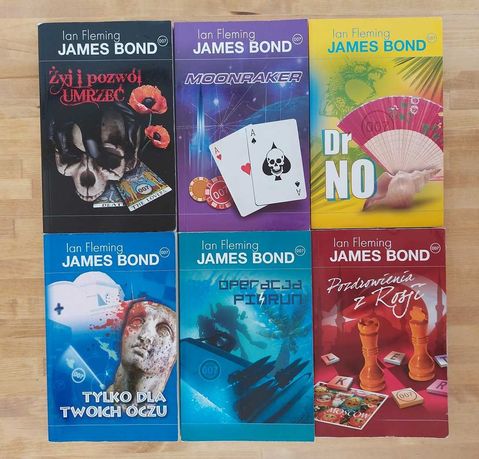 Kolekcja - 6x James Bond 007 - Ian Fleming