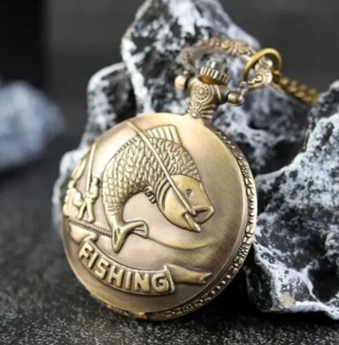 Relógio de bolso Men Fishing... Envio Grátis em 48 Horas