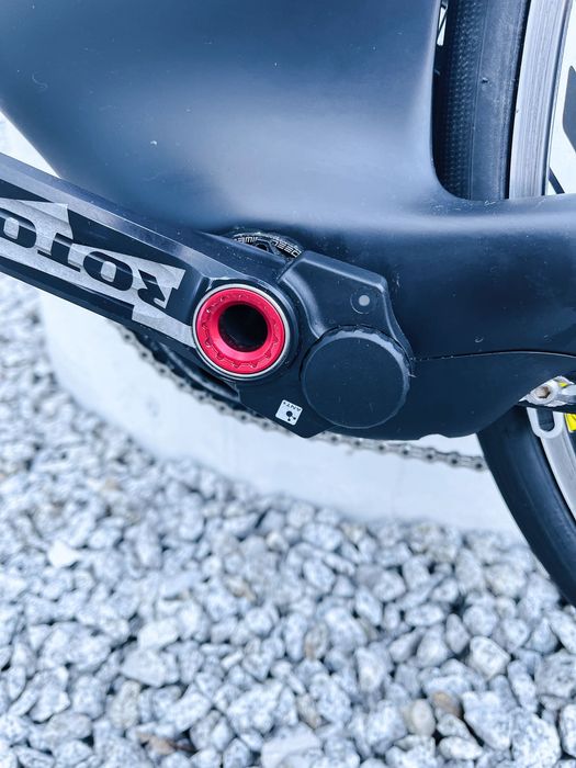 Rower triathlonowy TT Cervélo P5 SIX r 56 Rotor Power, Ceramic Speed