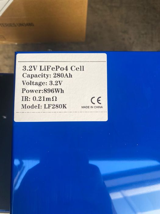 Life po4 Eve 280ah акумулятори для гібридних івенторів в наявності!!!