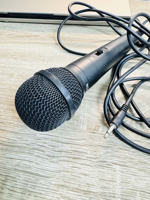 Ручной микрофон, подключение 3,5