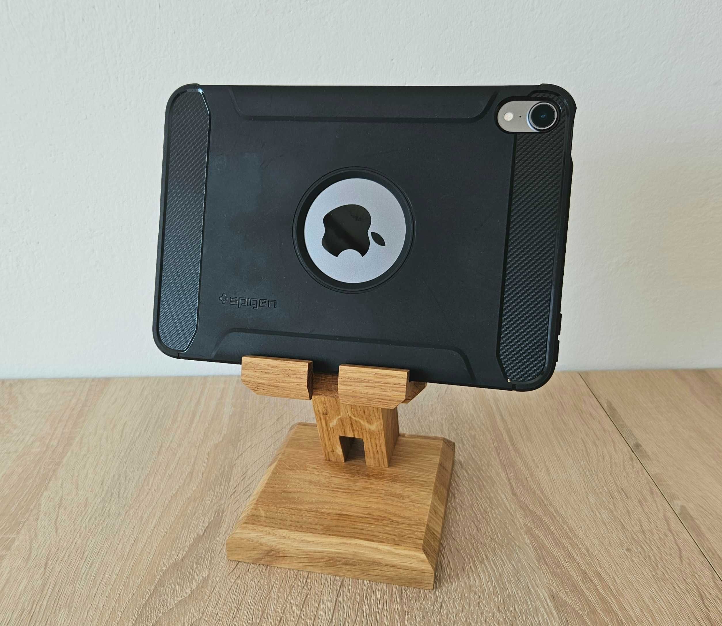 Stojak podstawka na telefon tablet z drewna dębowa solidna Olej v2.0 F