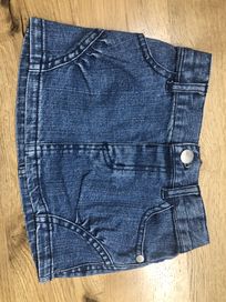 Spódnica spódniczka jeansowa jeans 98cm