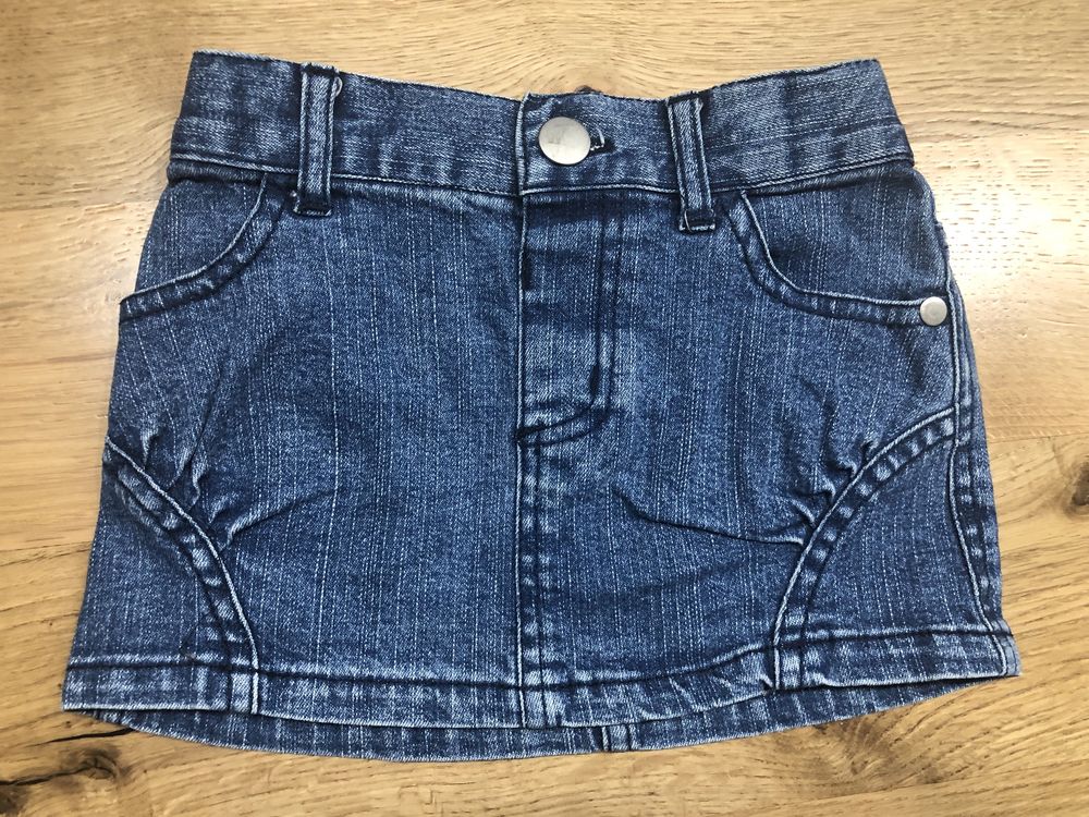 Spódnica spódniczka jeansowa jeans 98cm