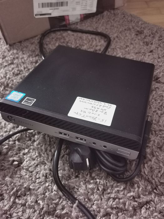Неттоп десктоп HP ProDesk 400 g4 8/120 GB SSD i5-8500T 3.5MHz, win10