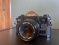 Canon A-1+ 50mm f/1.8 FD - Clássico da Fotografia Analógica