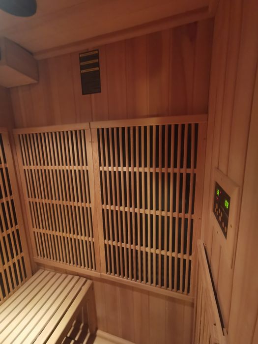 Okazja luksusowa, panoramiczna sauna infrared na podczerwień