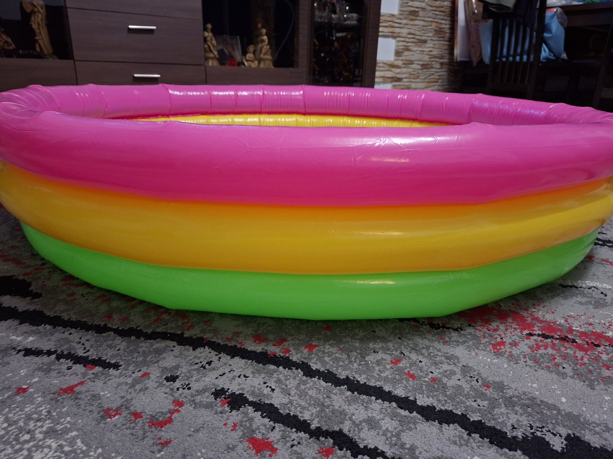 Basen dmuchany duży Intex plus gratis dmuchane koło