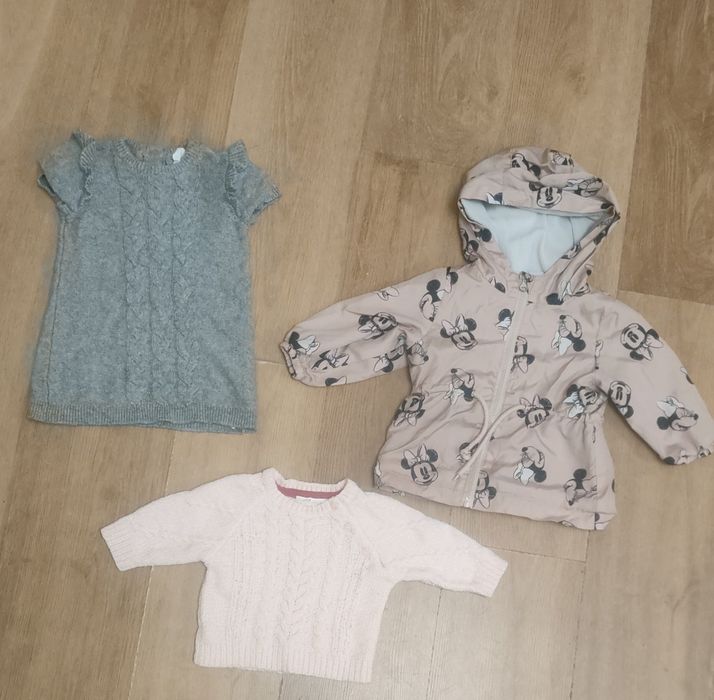 paczka ubrań 74 cm szt 35