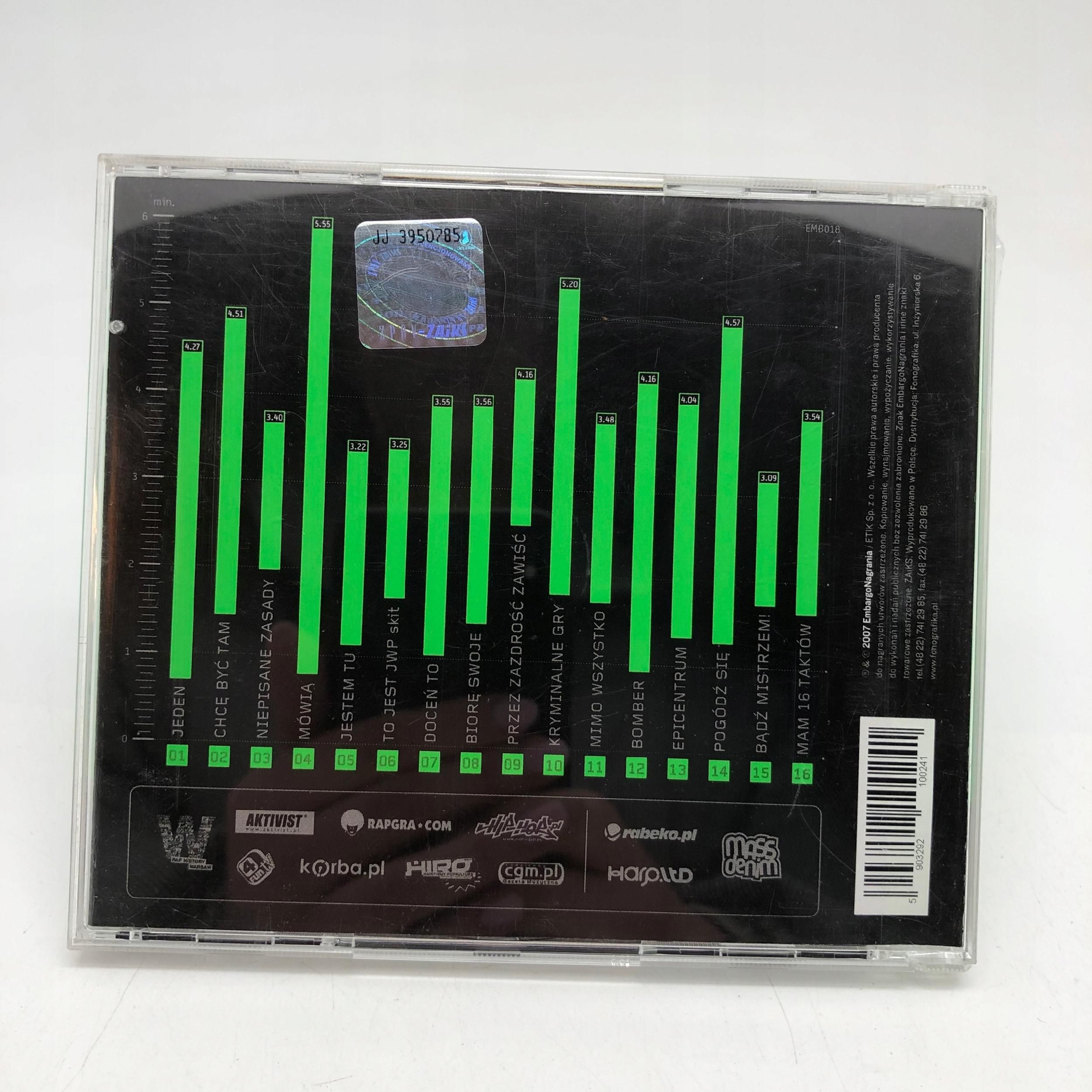 cd - jwp - numer jeden wróg publiczny polski rap hip-hop 2007