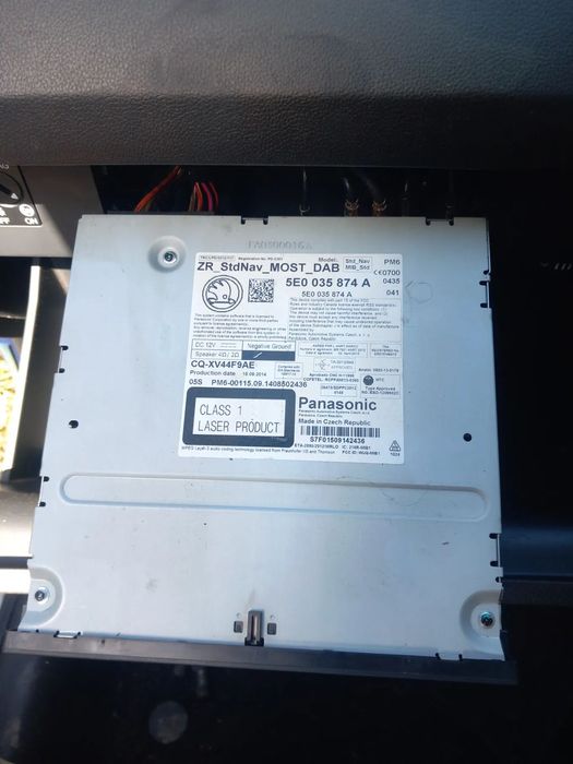 Radio skoda 2 karty 5E0 035 874A