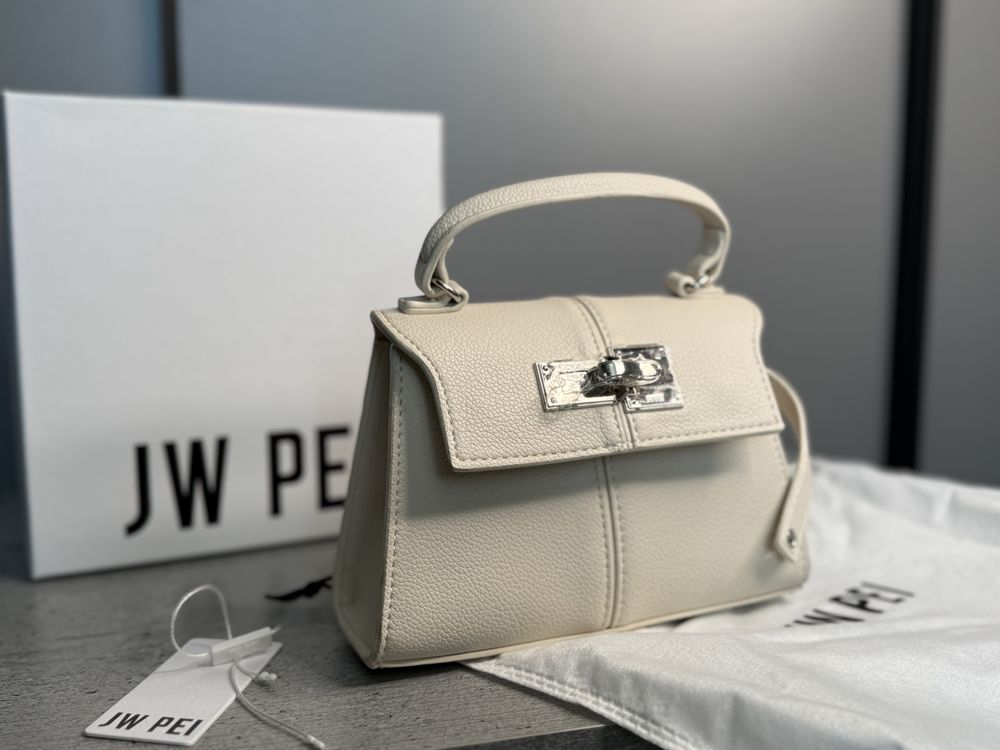 Сумка жіноча jw pei Elise Top Handle Bag White