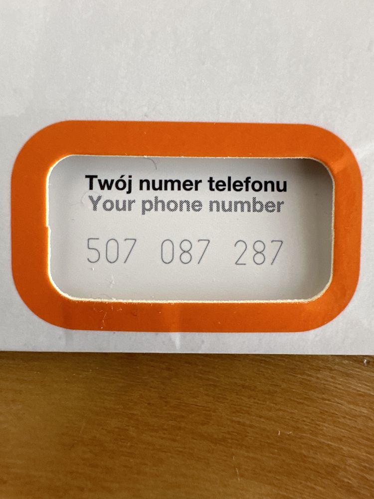 Startery Orange z unikalnymi numerami !!!