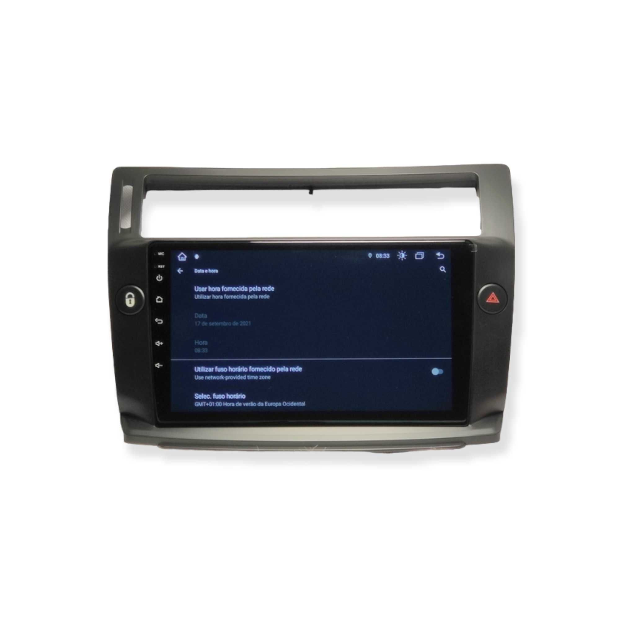 Rádio Citroen C4  - Android 11 – 2 DIN GPS WIFI - Preto