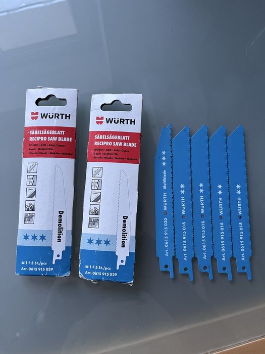 Wurth_brzeszczoty do piły szablastej_150mm_5szt._zestaw