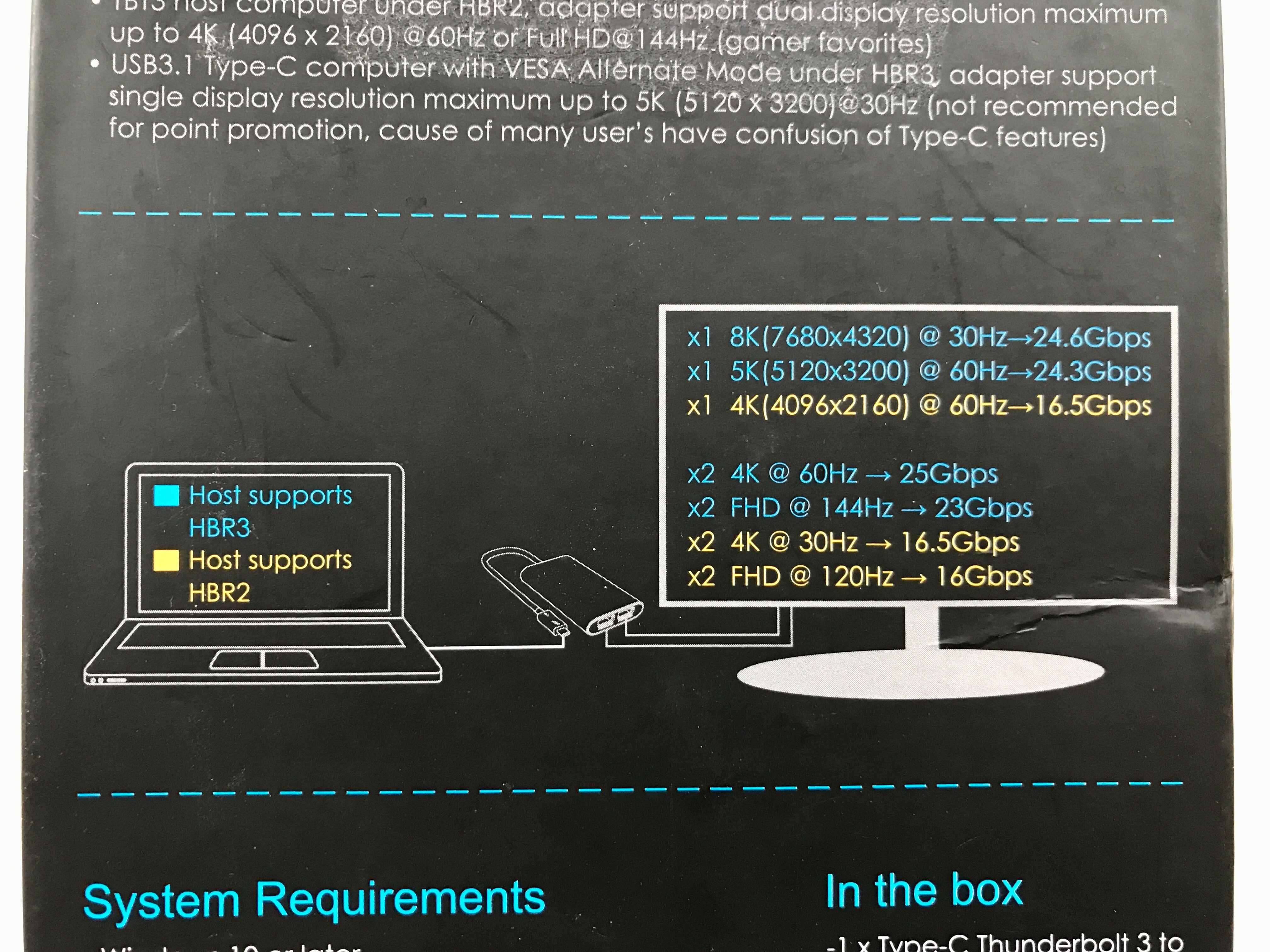 Внешняя видеокарта StarTech TB32DP2T Wavlink Thunderbolt UTA21D 4K 8K