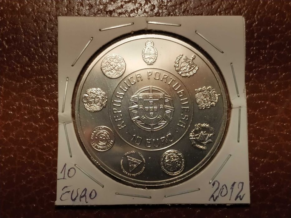 A172 Portugal moeda de 10 euro de 2012 Ibero-Americana