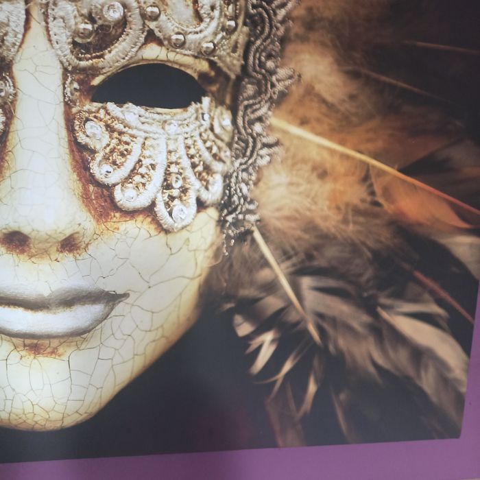 Obraz Maska wenecka drukowany na płótnie 60x90