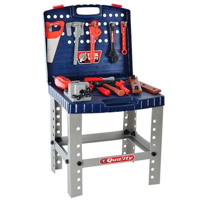 Набір іграшкових інструментів з механічним дрилем