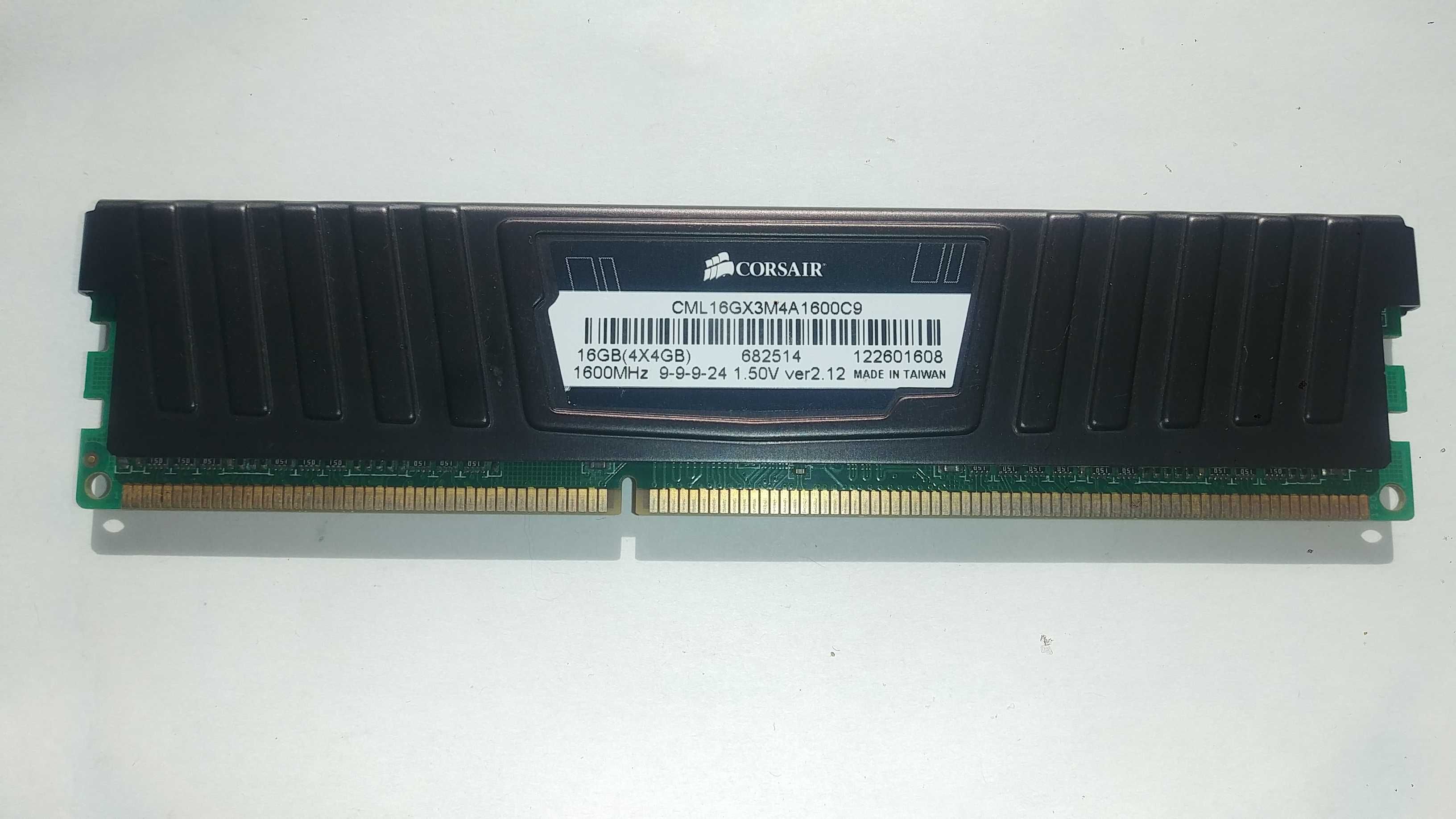 Pamięć ram DDR3 Corsair 4GB 1600 MHz Crucial, HyperX