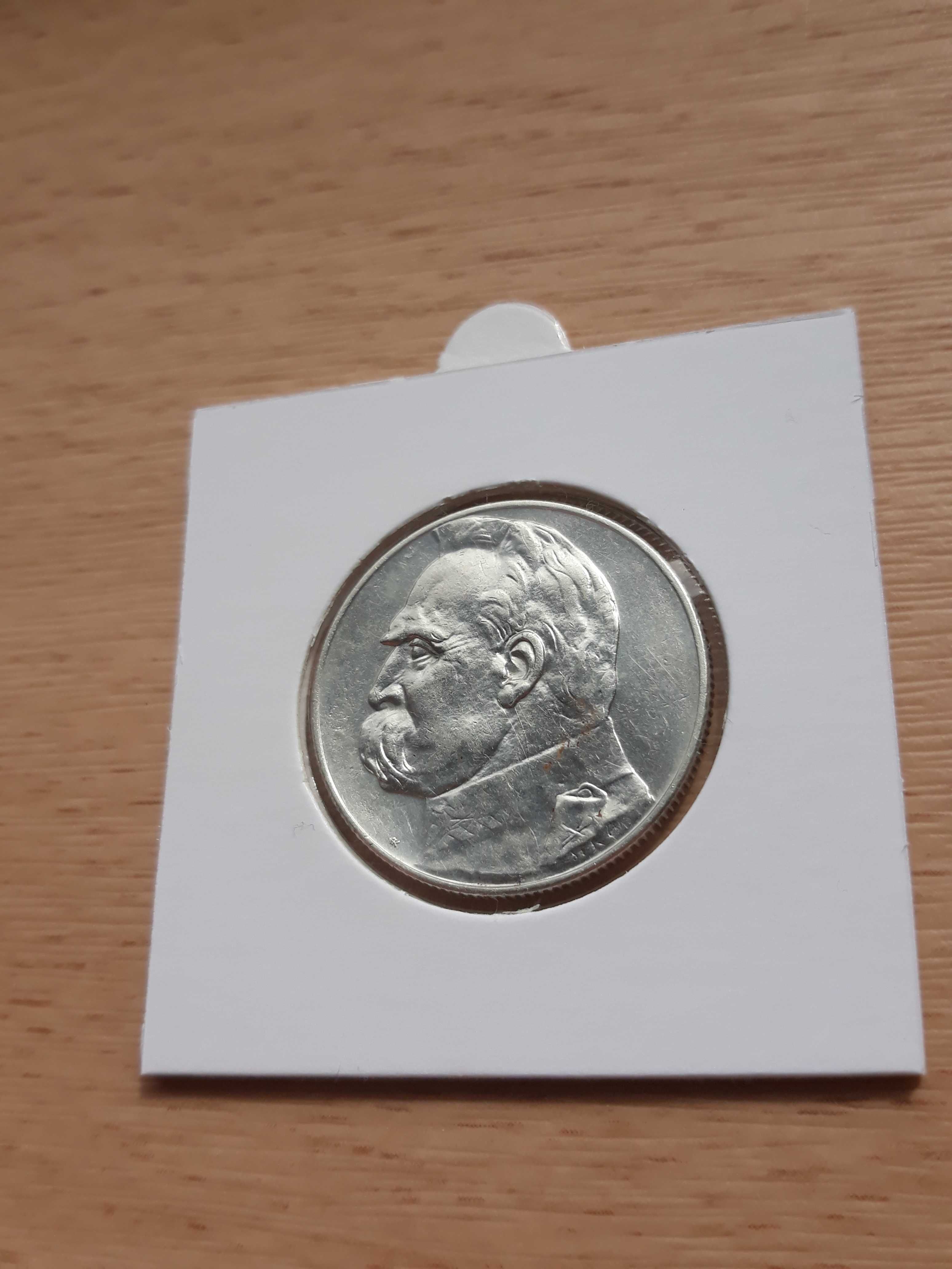 Moneta 5zł Piłsudski 1935 - srebro monety 2 RP ( II RP nr.59/4)