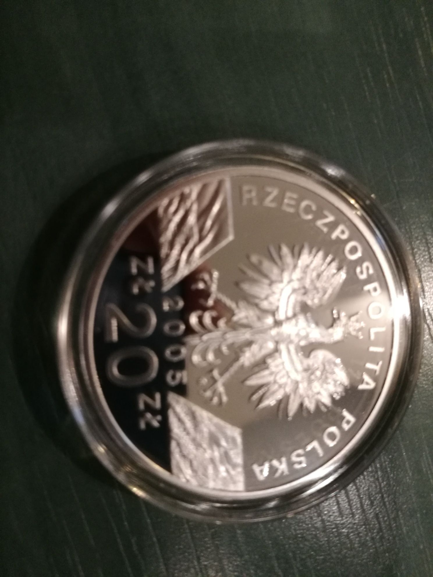 Srebrna moneta kolekcjonerska Puchacz NBP