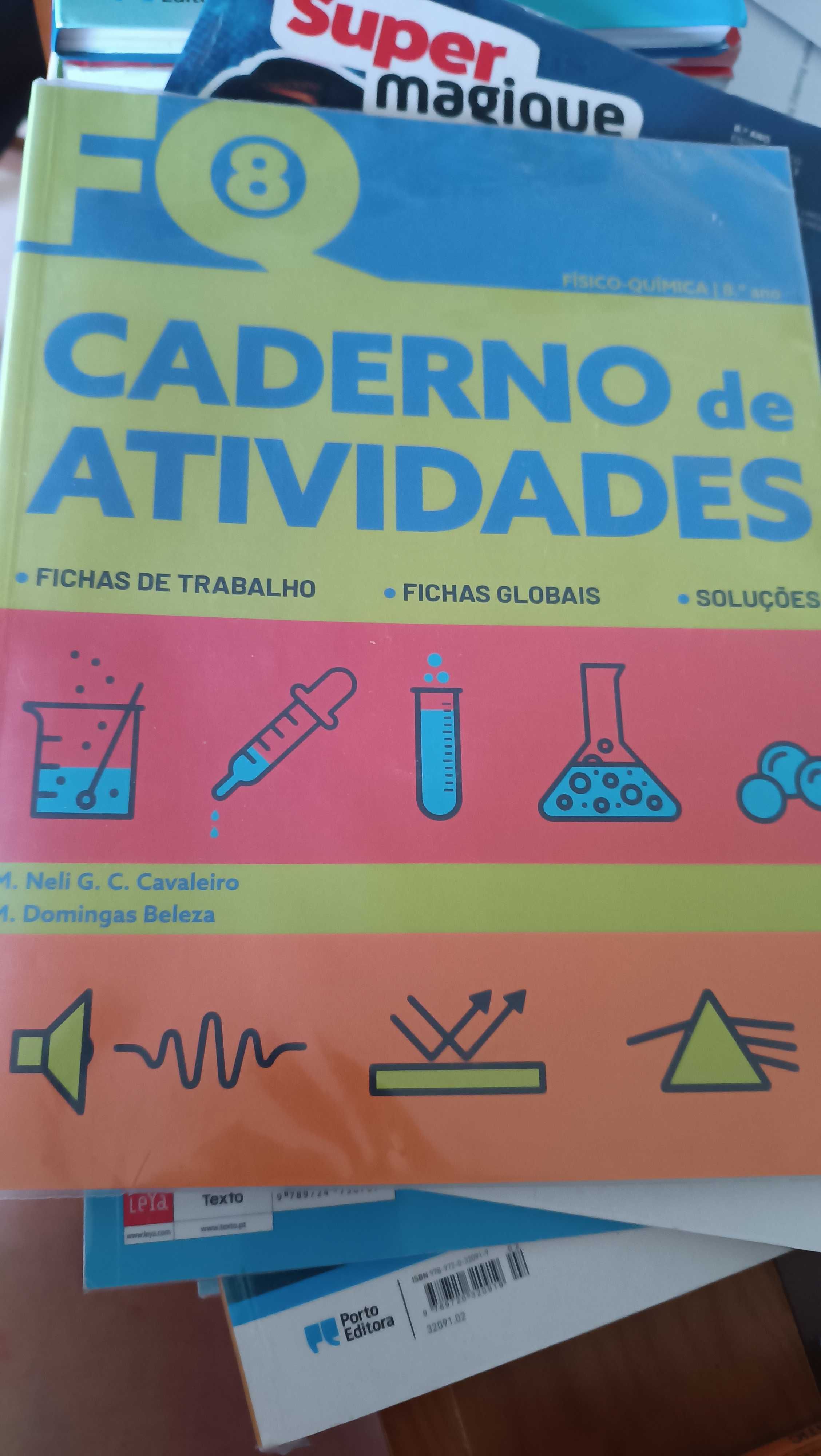 Livros de fichas/ Cadernos de atividades 8°ano