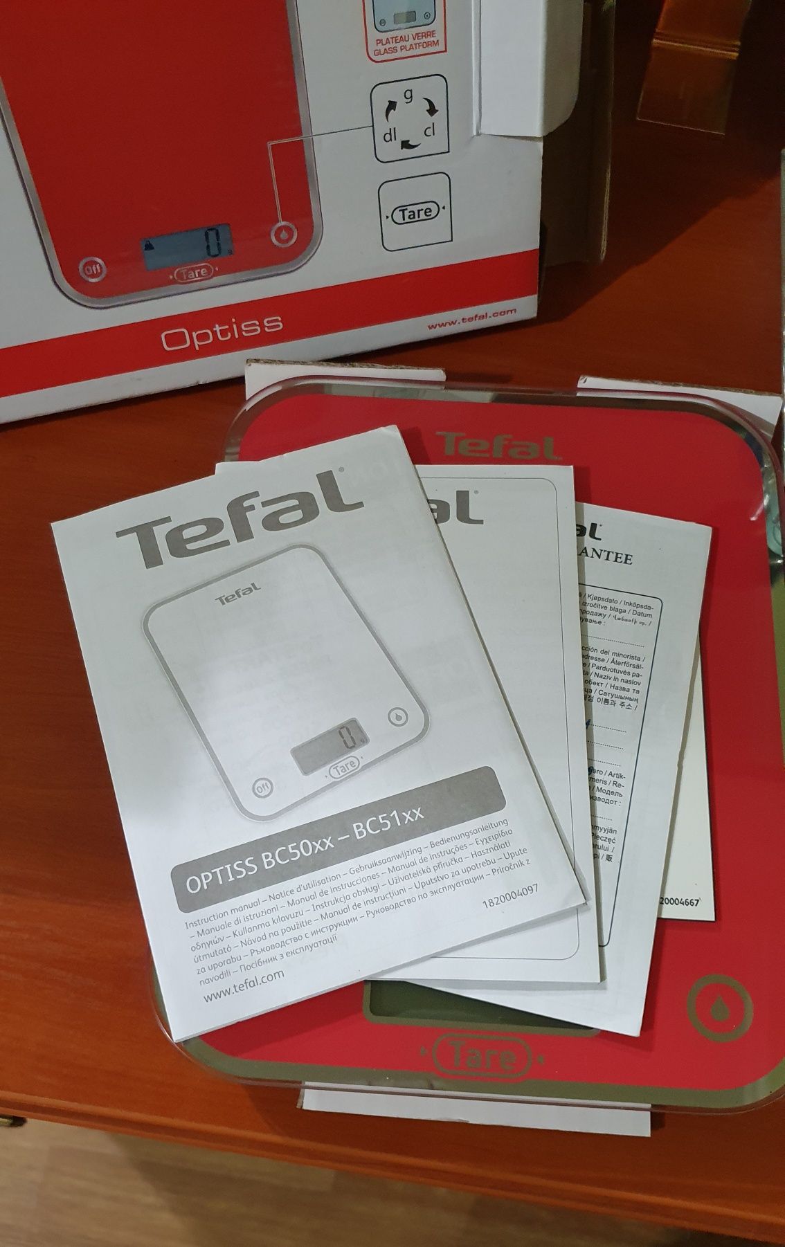 Tefal весы оригинал, новые.