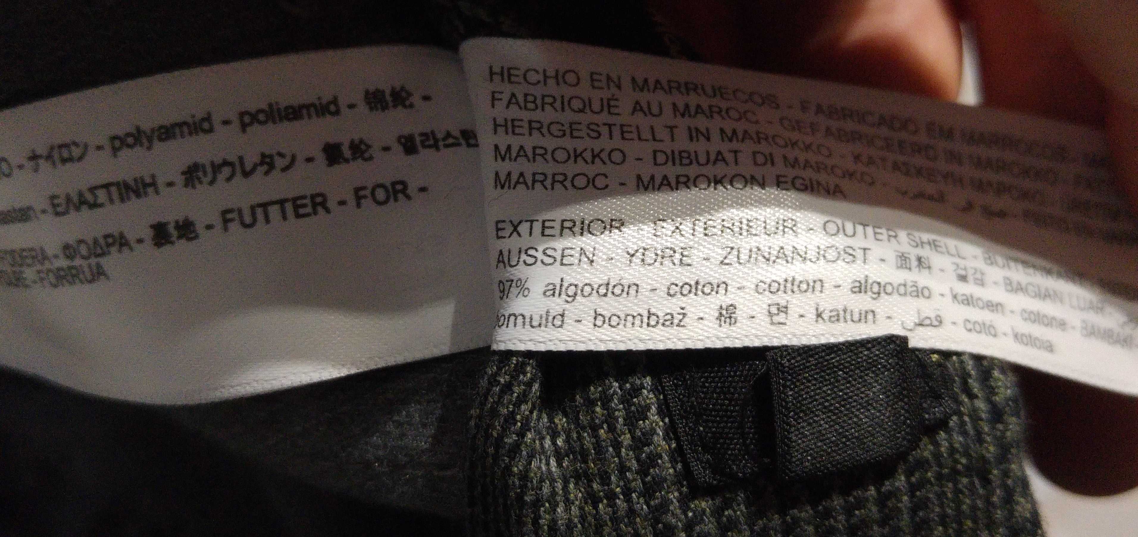 Spodnie męskie w kratkę Massimo Dutti