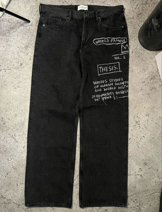 Джинсы H&M Jean Michel Basquat prada dior