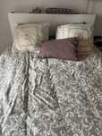 Cama Casal Brimnes IKEA 160x200 + Cabeceira (sem colchao)