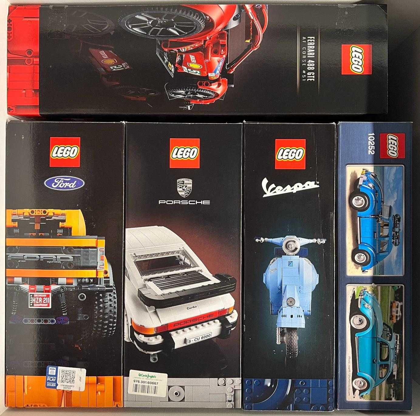 Coleção Lego Technic, Speedchampions, Creator, Starwars, City, Helmets