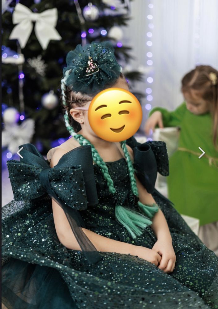 Прокат Сукня  святкова пишна ялинка, ялиночка , елочка.