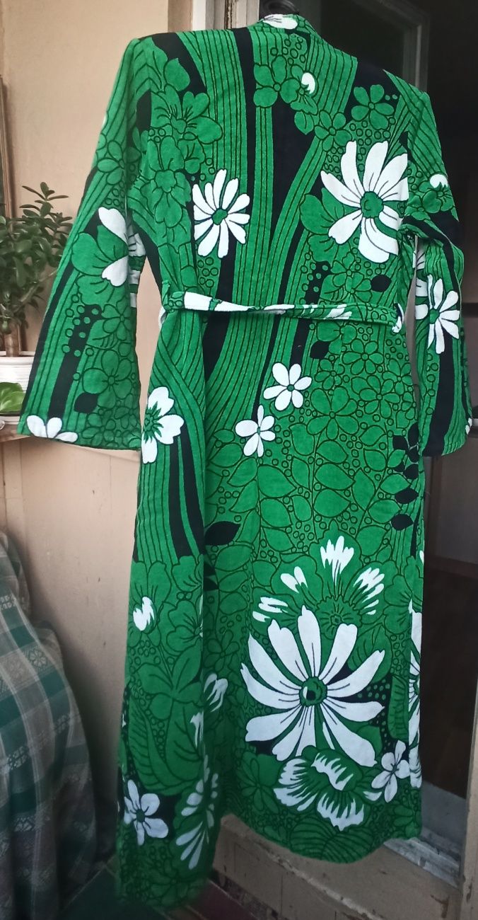 Махровий зелений халат
