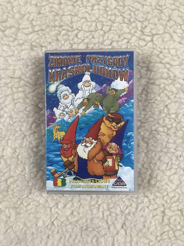 Stara bajka dla dzieci na kasecie VHS Zimowe przygody krasnoludków