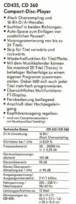 CD-програвач Grundig CD 435 в хорошому стані