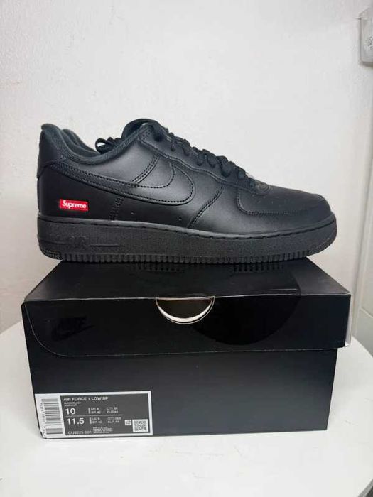 Buty sportowe "Nike_Air_Force_1_LowSupreme_Black r.44