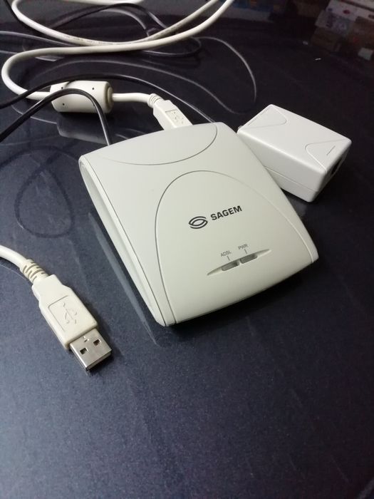 Sagem ADSL Modem with USB Cable + Filter64286300698754120