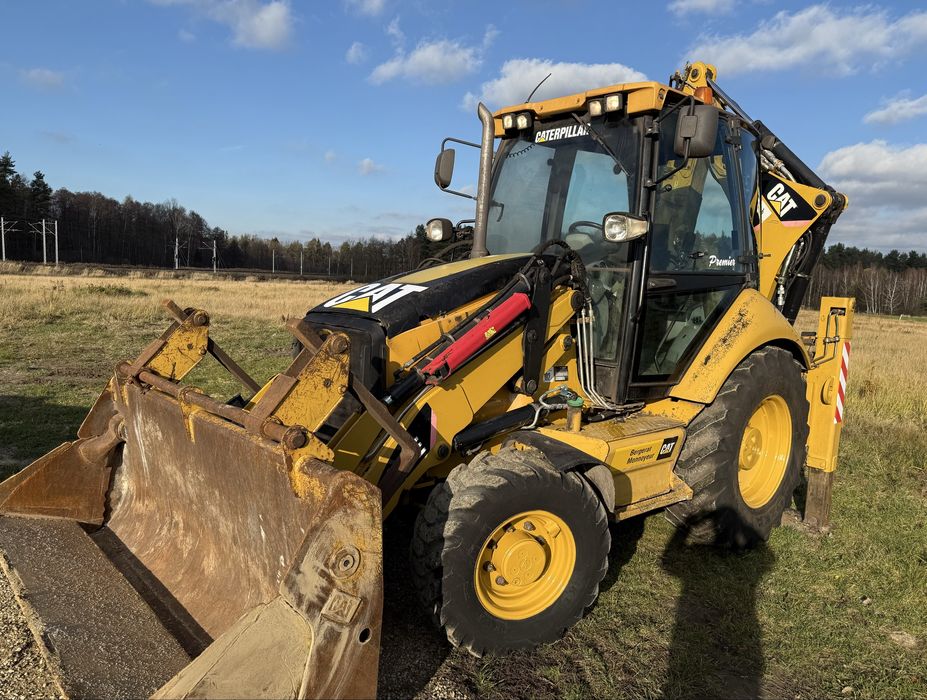 Cat 428E caterpillar Klimatyzacja 2008r  koparko-ładowarka