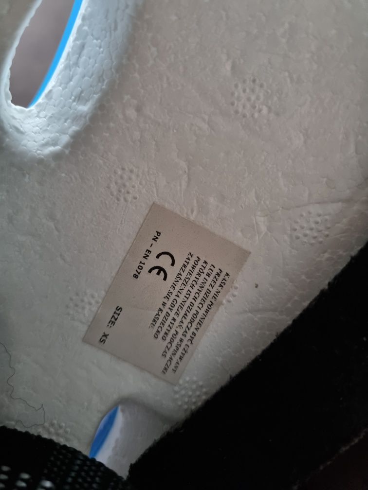 Kask dziecięcy na rower rozm. XS