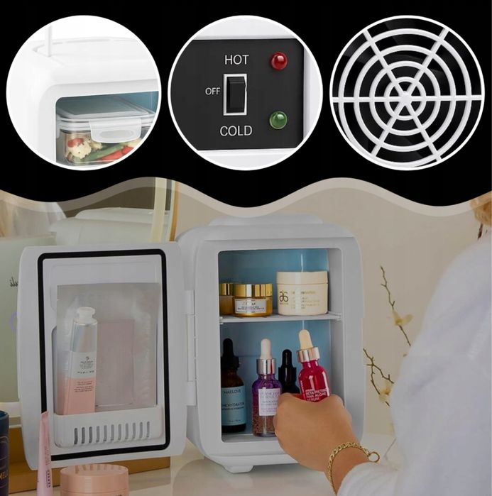 Lodówka Samochodowa Turystyczna 12V Przenośna Chłodzenie i Grzanie