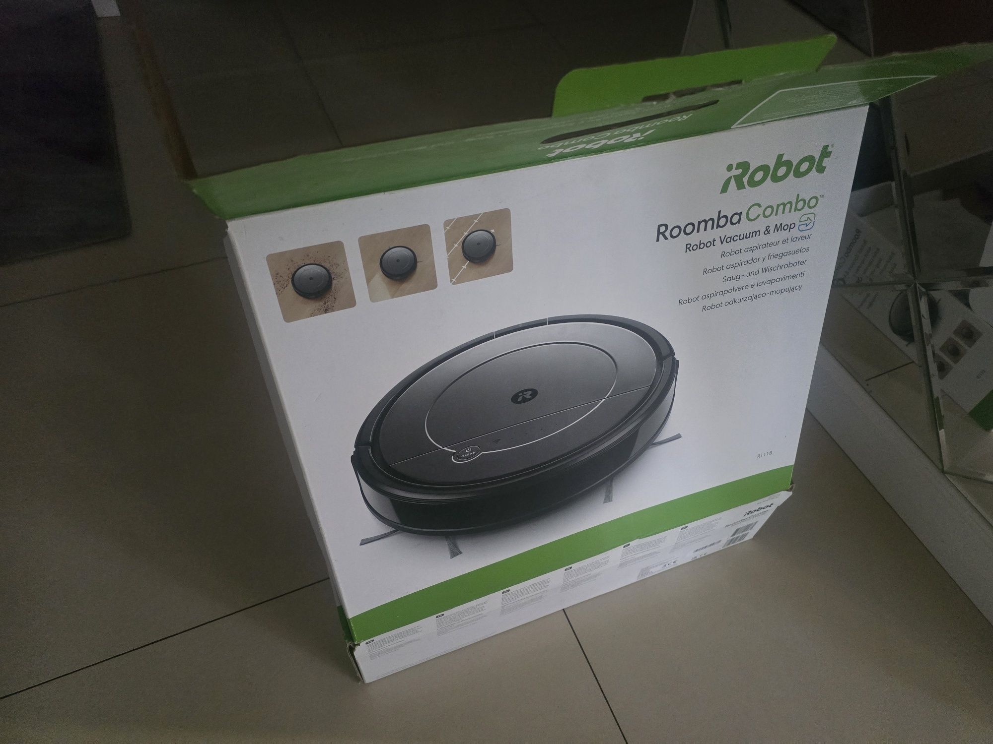 iRobot Roomba Combo – Inteligentny robot odkurzająco-mopujący