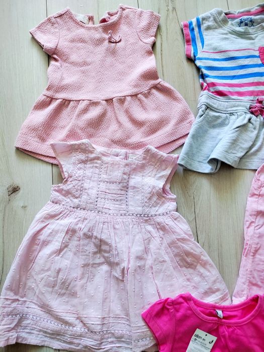 Sukienki koszulka niemowlęce dla dziewczynki 68/74 Zara Cool Club Smyk