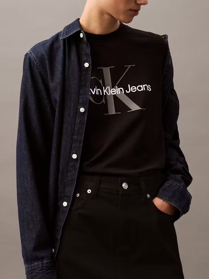 Оригінальна жіноча футболка Calvin Klein monogram logo