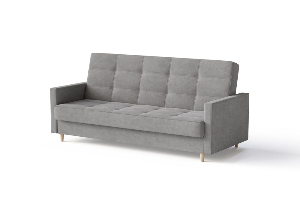 Tania sofa LUMO z funkcją spania i pojemnikiem na pościel
