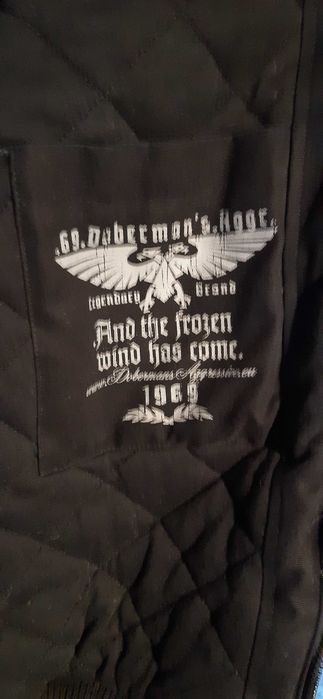 Kurtka Dobermans Aggressive zimowa z kapturem jak nowa