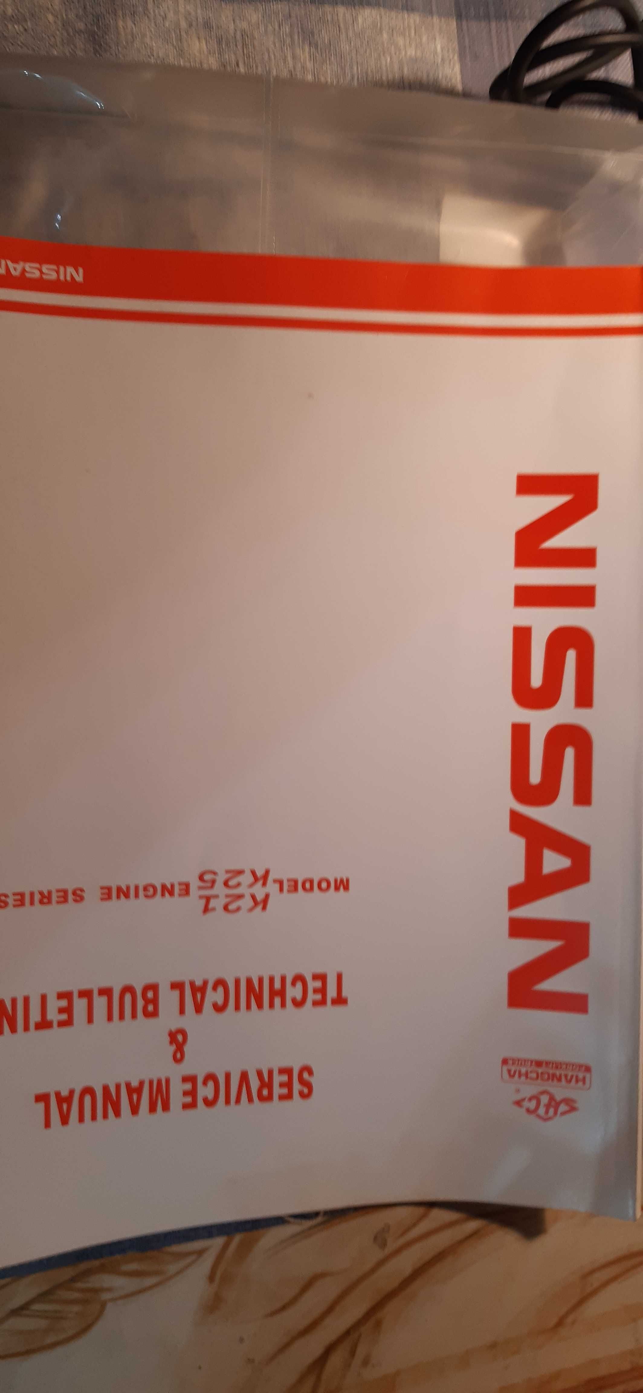 stara instrukcja i katalog części wózka widłowego nissan